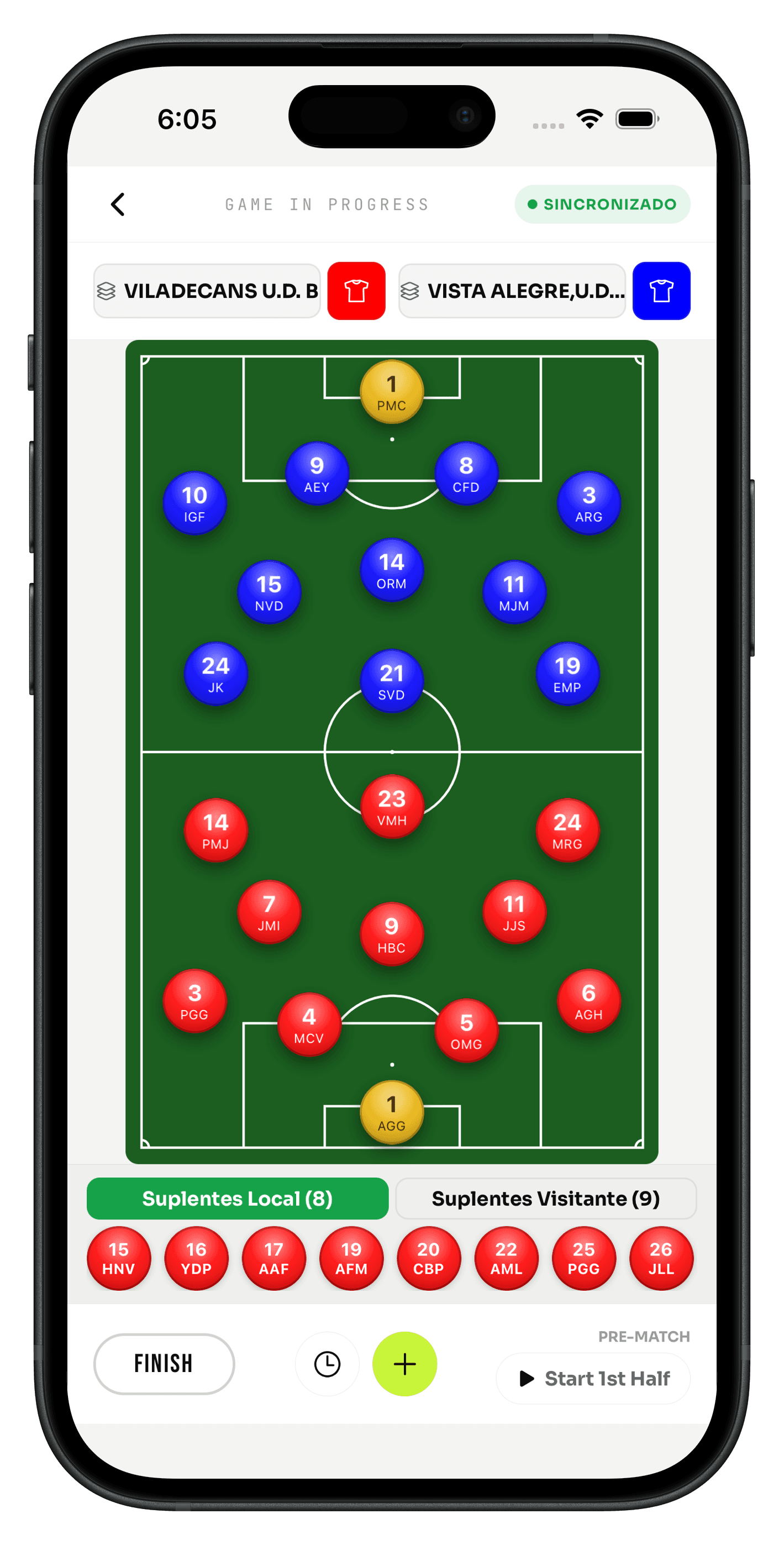 OptimalScout on iPhone